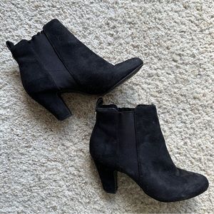 BCBG Generation Suede Black Booties